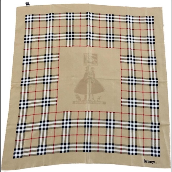 Burberry Accessories - Authentic silk Burberry scarf novacheck pattern